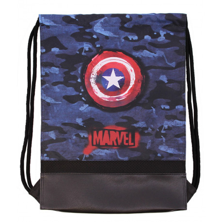 Bolsa de gimnasio Capitán América Marvel