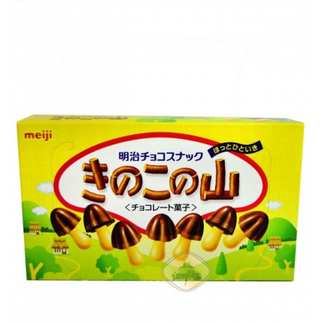 Conitos de chocolate y Fresa Meiji Snack Japonés