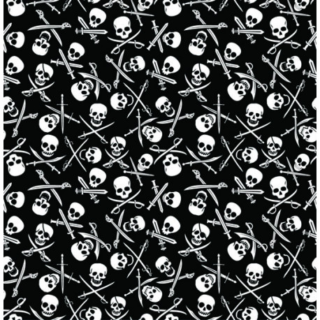 Pañuelo Foulard Classic Pirate Doodle