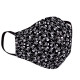 Mascarilla Protectora Reutilizable Black Pirate Skull Doodle