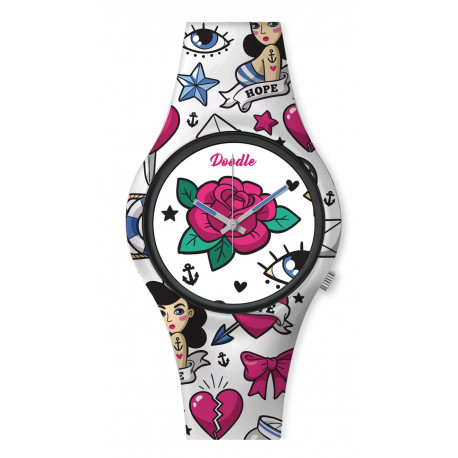 Reloj Vintage Tatoo Doodle