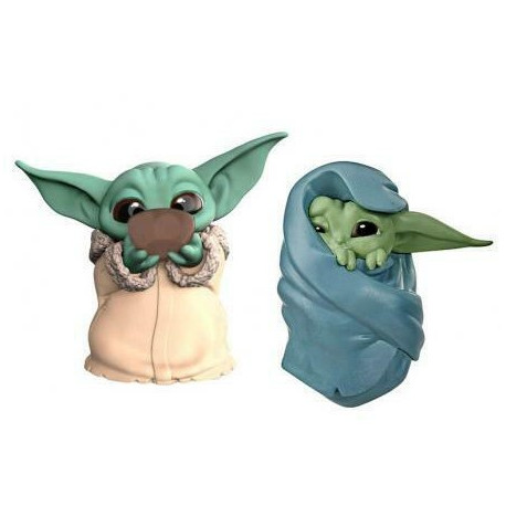 Star Wars Mandalorian Bounty Collection Pack de 2 Figuras The Child Sipping Soup & Blanket-Wrapped