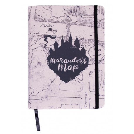 Harry Potter Libreta Premium A5 Marauder's Map