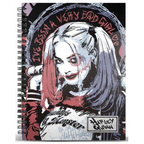 HARLEY QUINN Cuaderno A5 Crazy