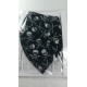 Mascarilla Protectora Reutilizable Black Pirate Skull Doodle