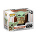 Funko Pop! Baby Yoda con rana Bambino Mandaloriane