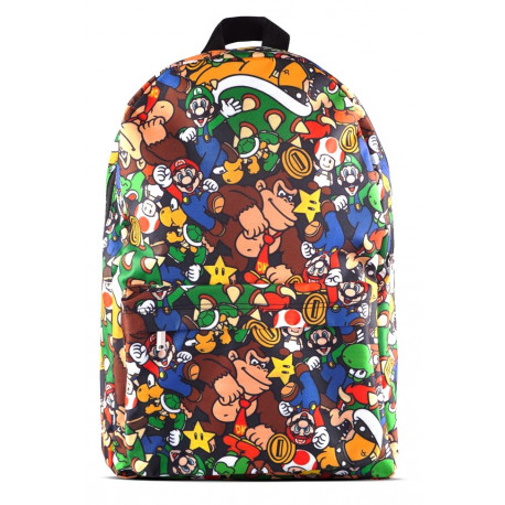 Mochila Super Mario Nintendo characters