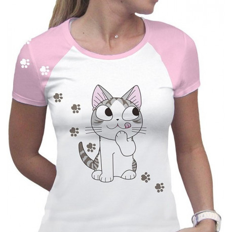 Camiseta Rosa y Blanca CHI