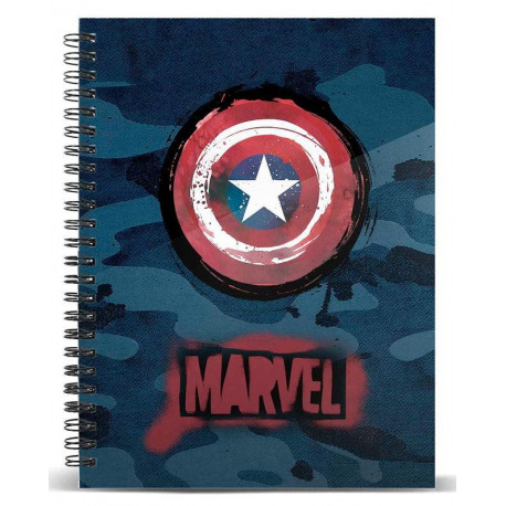 CAPITAN AMERICA Cuaderno A5 Supreme