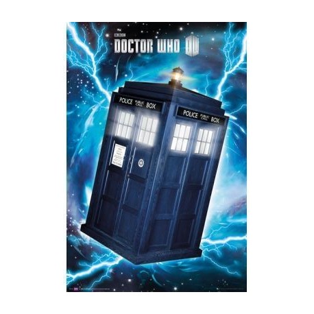 Affiche de Dr Who Tardis 60 x 90 cm