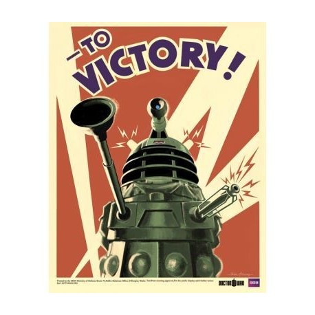 Poster Dalek Dr Who 45x50 cm