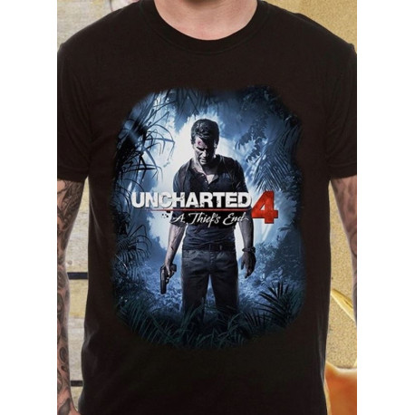 Camiseta Uncharted 4 Cover