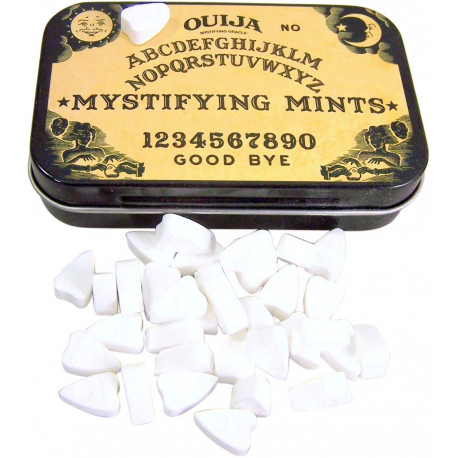 Caramelos menta Ouija en caja temática