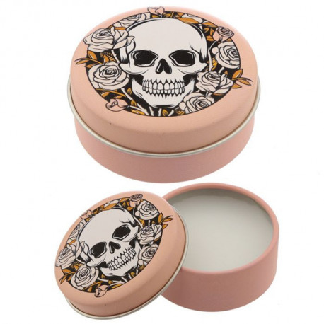 Bálsamo Labial en lata Calaveras y Rosas