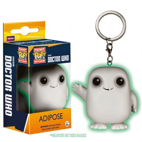 Portachiavi mini Funko Pop! Adiposo Dr Che bagliore nel buio