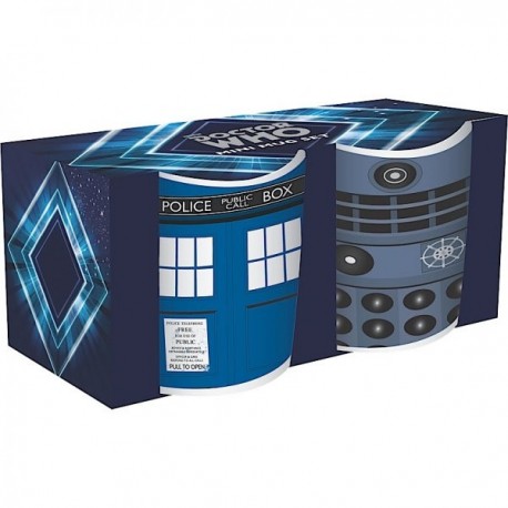 Set mini tazas expreso Doctor Who 