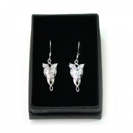 Pendientes de Arwen en Plata de Ley