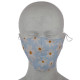 Mascarilla Protectora Reutilizable Margaritas  Adulto