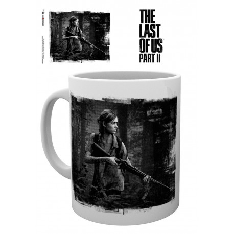 The Last of Us Parte II Taza Black and White
