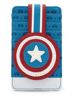 Cartera Tarjetero Loungefly Capitán América Marvel