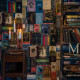 Papel de pared de Libros de Hogwarts Harry Potter