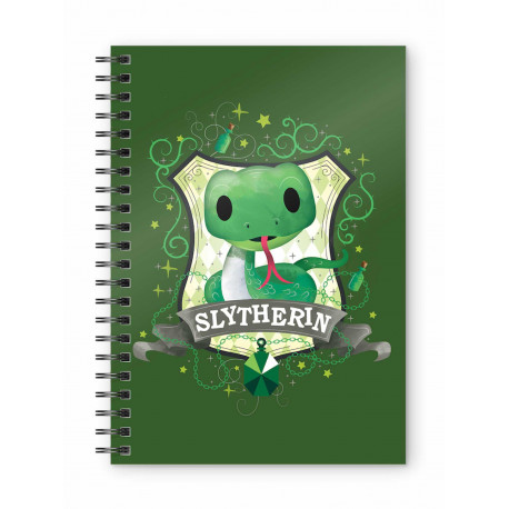 Cuaderno Slytherin Chibi de Harry Potter