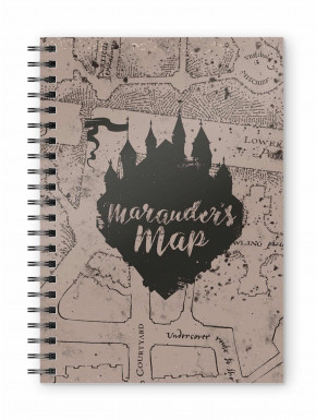 Libreta Cuaderno Mapa Merodeador