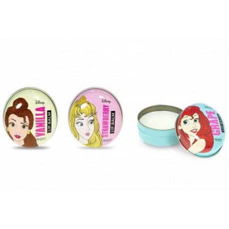 Trío Bálsamo de Labios Princesas  Disney