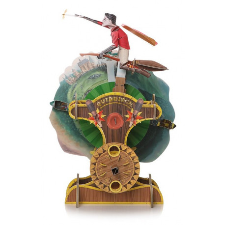 maqueta con movimiento Harry Potter Quidditch