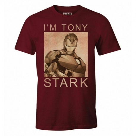 Camiseta Iron Man I am Tony Stark Marvel