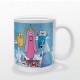 Finn, Jake e Bubblegum Adventure Time Mug