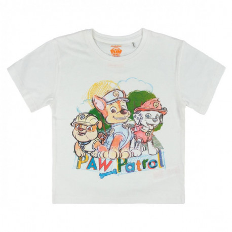 CAMISETA CORTA PAW PATROL PATRULLA CANINA NIÑO