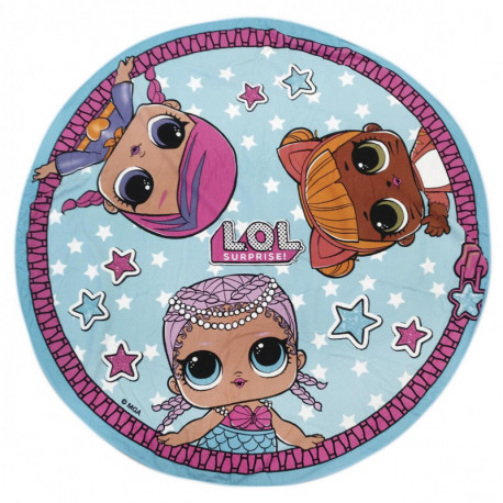 Toalla circular de LOL Surprise en la playa
