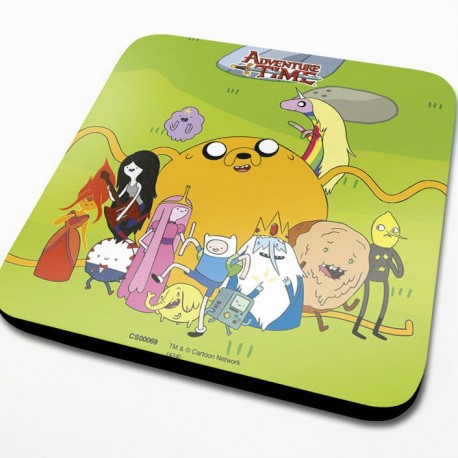 Set 6 coasters Adventure Time