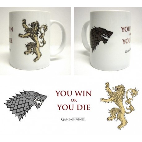 Taza Win or Die Juego de Tronos