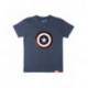 CAMISETA CORTA PREMIUM LENTEJUELAS SINGLE JERSEY AVENGERS