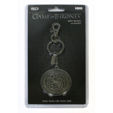 Keychain de Game of Thrones Bouclier Targaryen PRODUIT RÉPÉTÉ JUT15020809