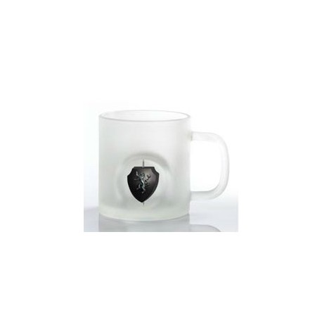 Mug en verre 3D avec logo Lannister