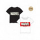 CAMISETA CORTA PREMIUM GLOW IN THE DARK SINGLE JERSEY MARVEL