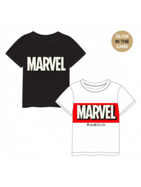 SHORT SLEEVE T-SHIRT PREMIUM GLOW IN THE DARK SINGLE JERSEY MARVEL