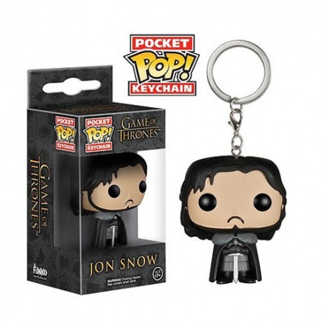 Llavero mini Funko Pop Jon Nieve Snow Juego Tronos