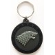 Keychain Rubber the Game of Thrones Stark