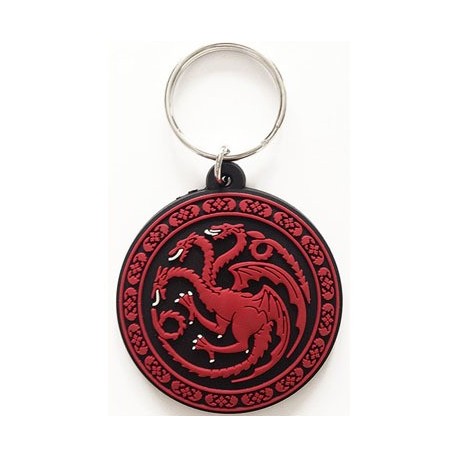 Keychain en caoutchouc Targaryen Game of Thrones