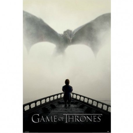 Poster Juego de Tronos Dragón Leon Tyrion