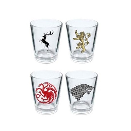 Ensemble de 4 verres Game of Thrones