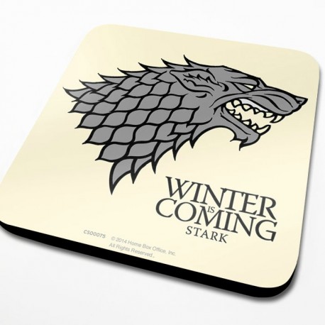 Set de 6 sous-verres Stark Game of Thrones