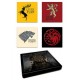 Set 4 coasters Game of Thrones shields