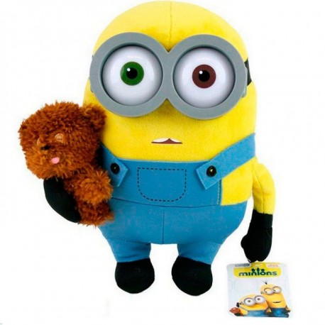 Peluche Bob avec ours en peluche