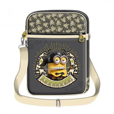 Borsa a spalla manica Tablet Minion Pirata