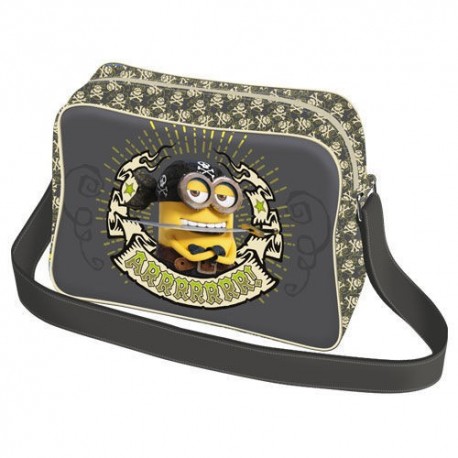 Saco de Ombro Pirata Minions 37cm